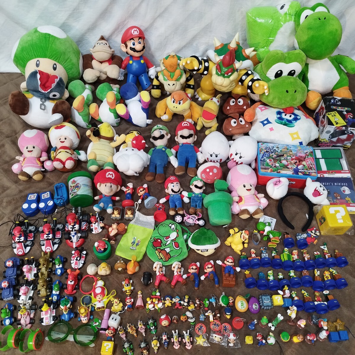 スーパーマリオ フィギュア ぬいぐるみ マスコット グッズ まとめ 大量