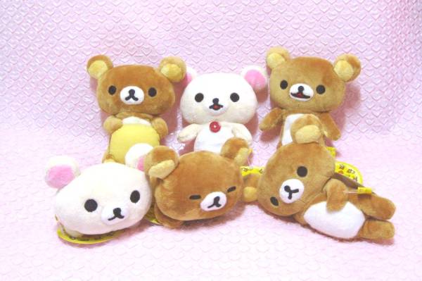 リラックマ☆コレクションぬいぐるみ☆全6種_1