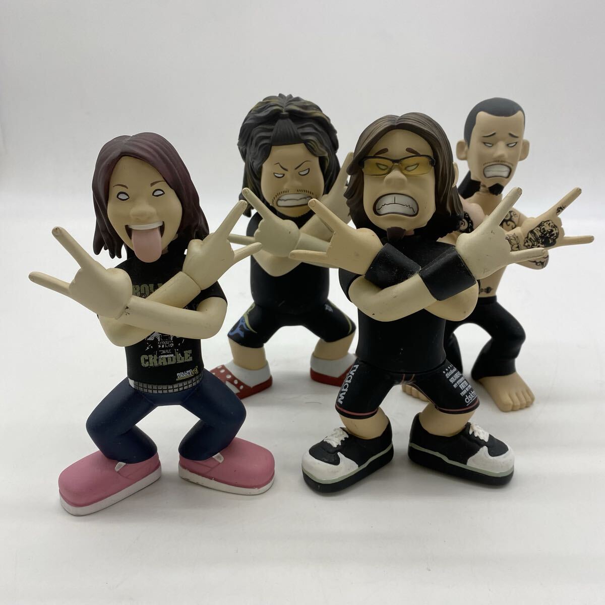 マキシマム ザ ホルモン フィギュアセット △【売り切り】マキシマム ザ ホルモン 活動再開記念 PVC製の完成品