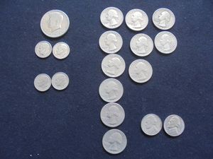 アメリカ２５セント銀貨 25セント 1972の値段と価格推移は？｜4件の売買データから25セント
