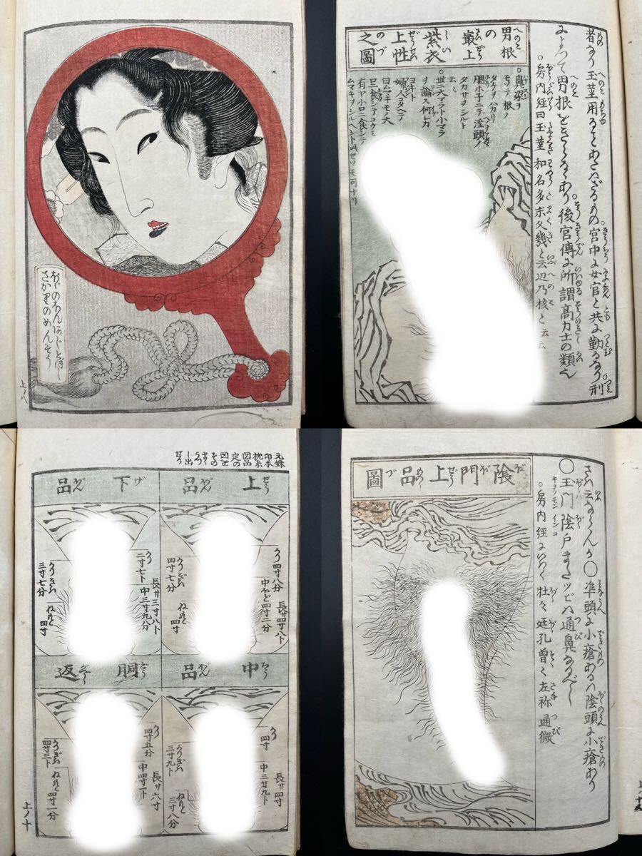 江戸期春画 渓斎英泉「枕文庫 天」一冊 全11図 真作 錦絵 浮世絵 和本