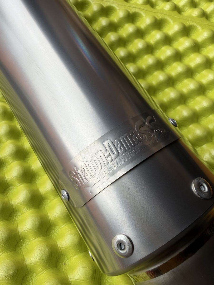 エ*ン様 ステンレス製 シャボン玉60.5パイ汎用サイレンサー 美品 汎用チタンサイレンサー 差込口60.5（しゃぼん玉オリジナル） ZRX