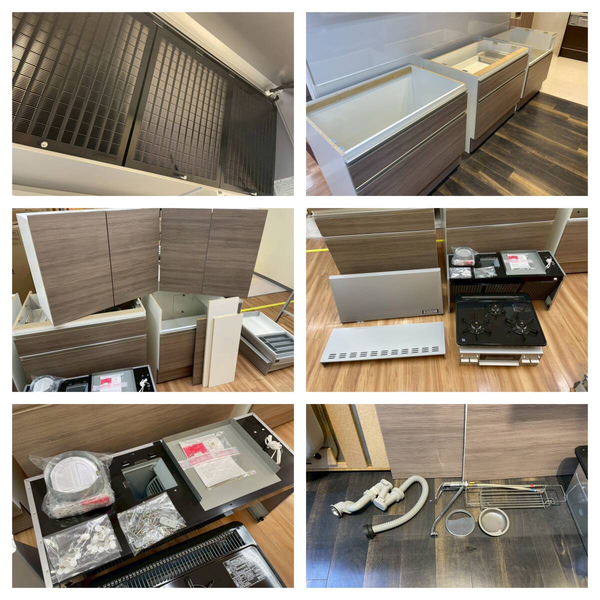 H8466☆展示品☆ハウステック☆システム収納キャビネット☆食器棚☆ H8470☆展示品☆ハウステック☆2023年☆I型システムキッチン☆LP