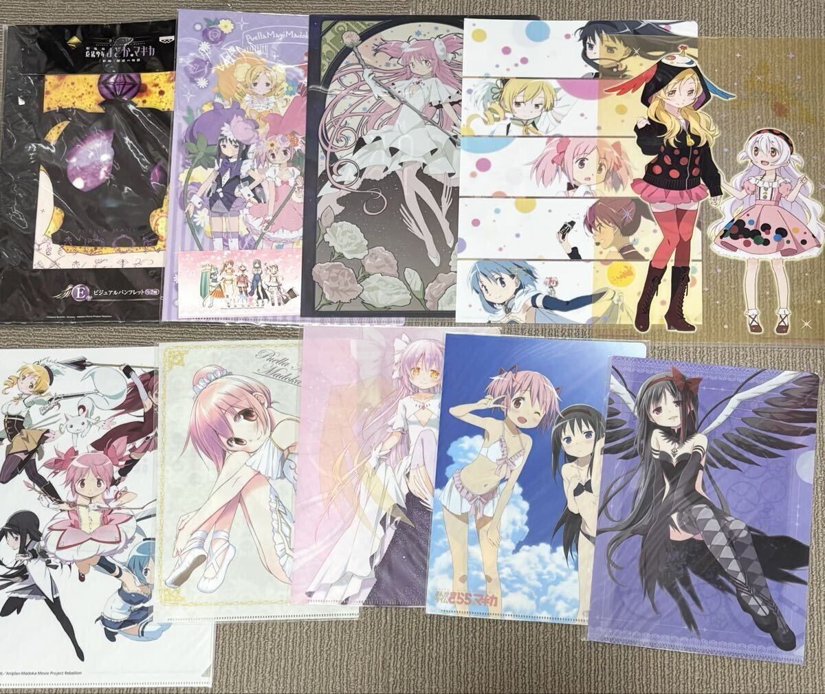 魔法少女まどか マギカ クリアファイル10点セット まんがタイムきらら