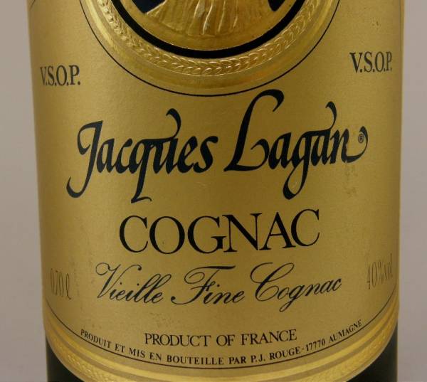 古酒 その10 Jacques Lagan V.S.O.P ブランデー特級 未開栓(コニャック