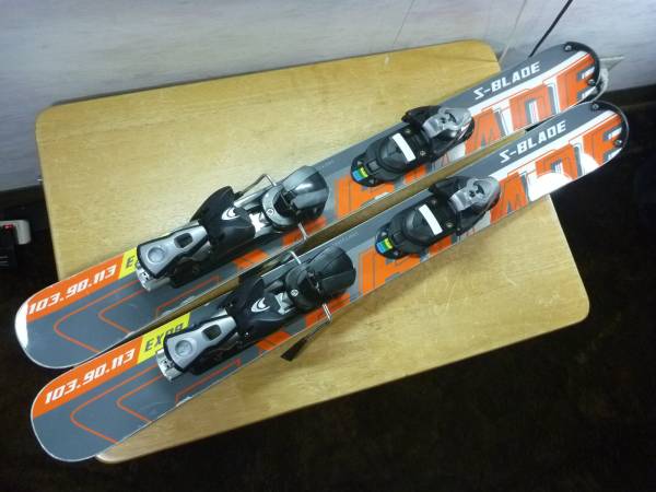 SALOMONサロモン解放ビン付 S-BLADE EX99ショートスキー(スキーボード