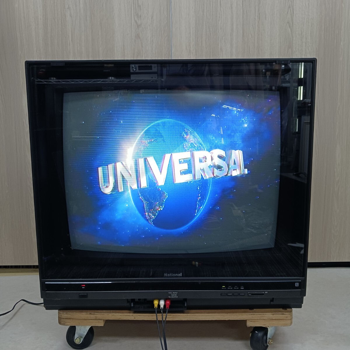 希少 簡易動作確認済 ナショナル National TM-281V ブラウン管テレビ