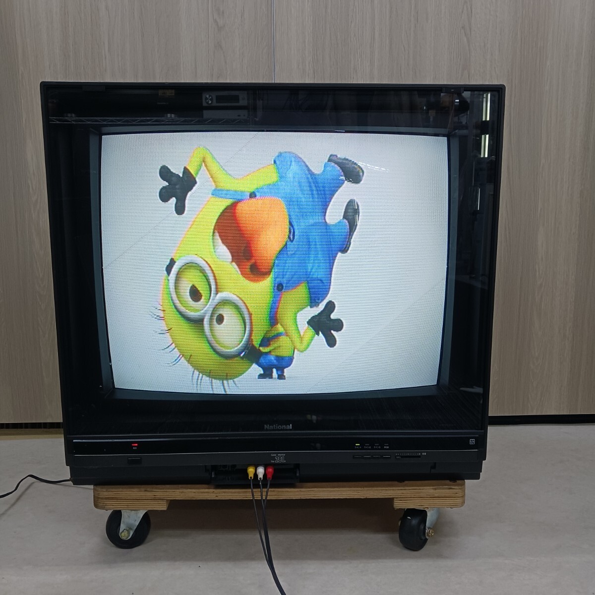 希少 簡易動作確認済 ナショナル National TM-281V ブラウン管テレビ