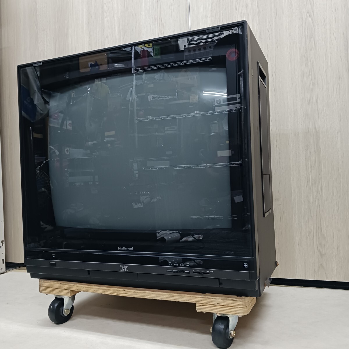 希少 簡易動作確認済 ナショナル National TM-281V ブラウン管テレビ