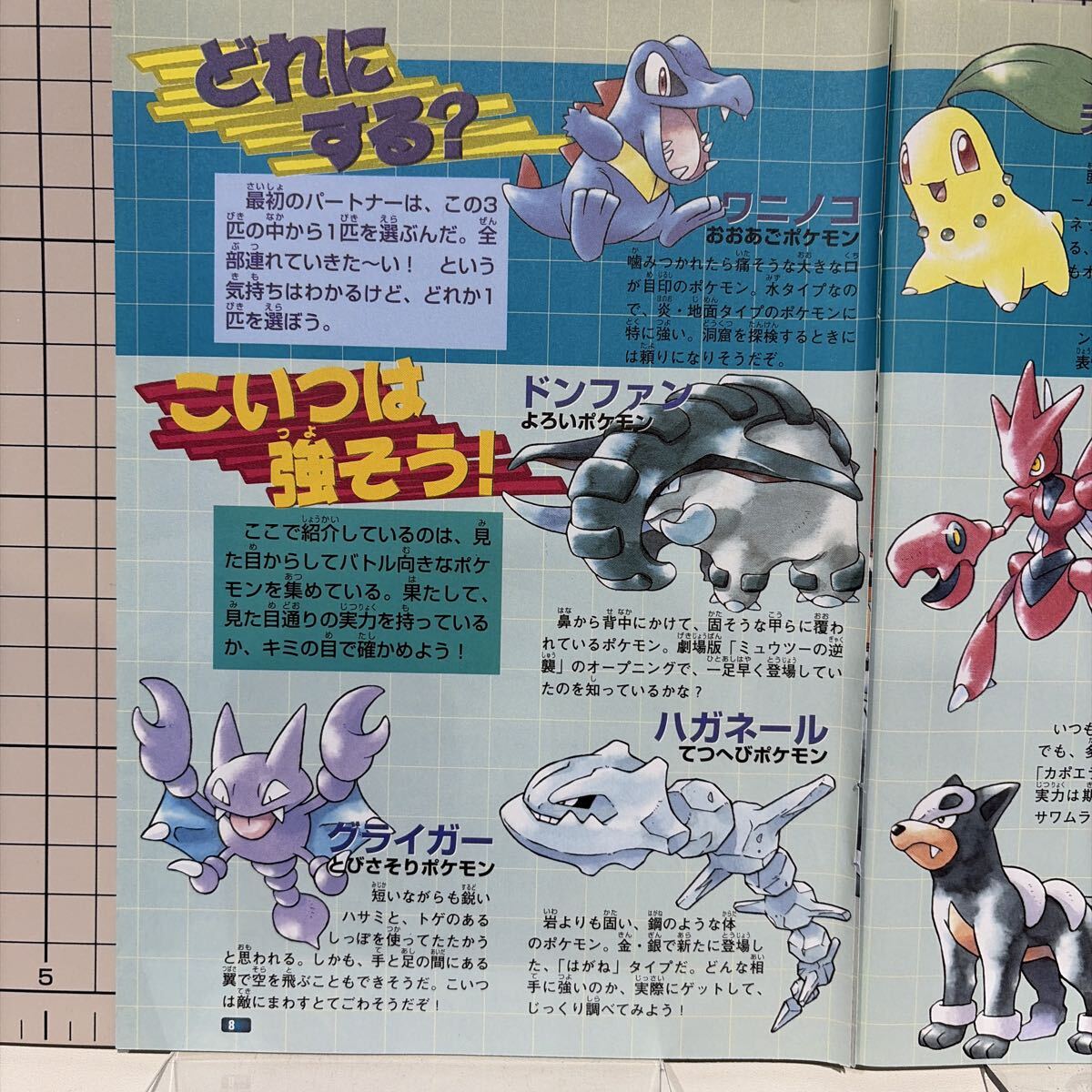 ポケットモンスター金銀 ゲーム雑誌切り抜き レトロゲーム ポケモン