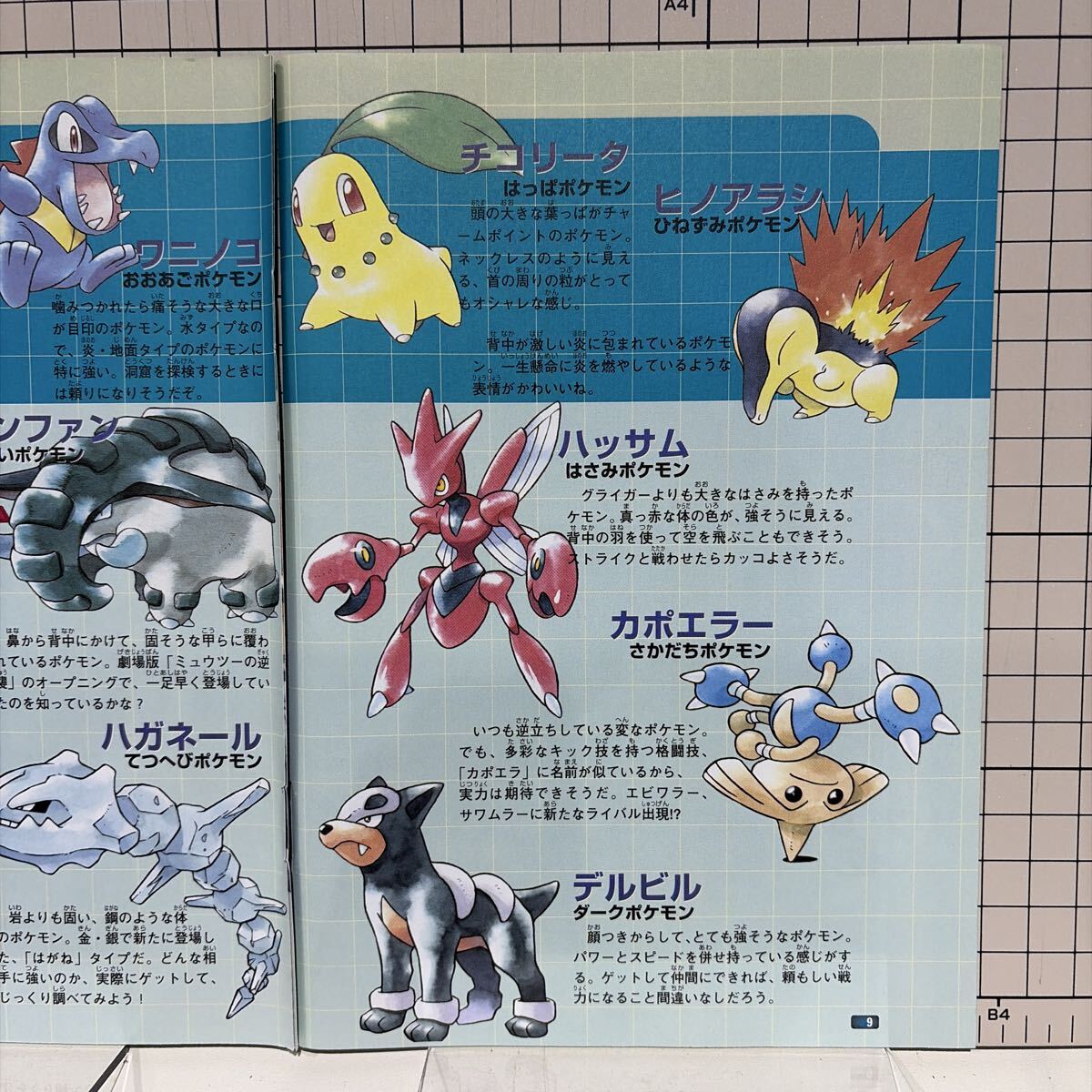 ポケットモンスター金銀 ゲーム雑誌切り抜き レトロゲーム ポケモン