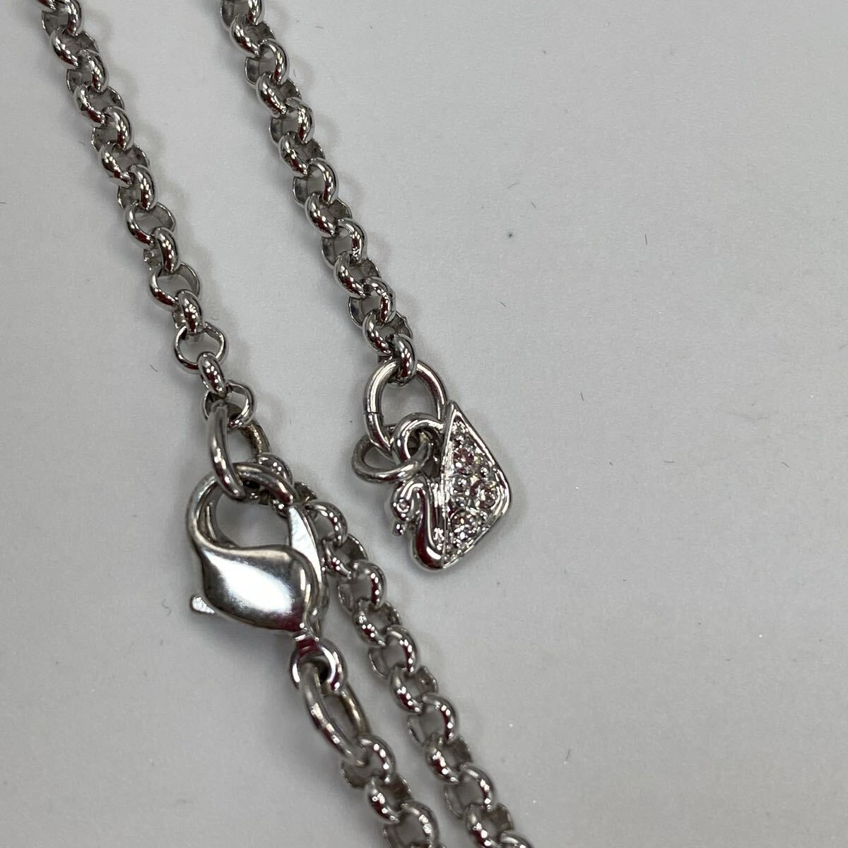 SWAROVSKI スワロフスキー ネックレス クリスタル シルバーカラー