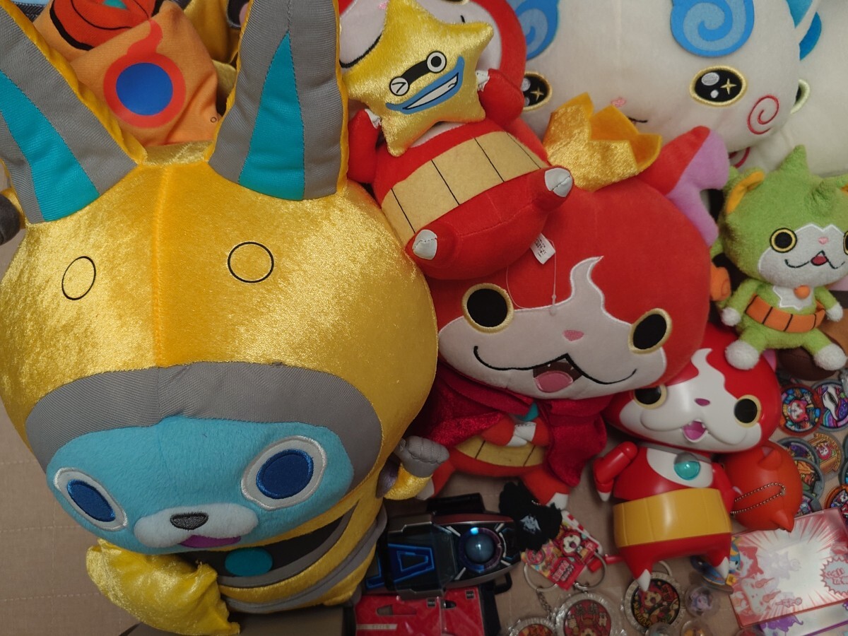 超激レア！！妖怪ウォッチ　ジバニャンとUSAピョン　ぬいぐるみ 妖怪ウォッチ ぬいぐるみ カード メダル アーク 大量まとめ売り