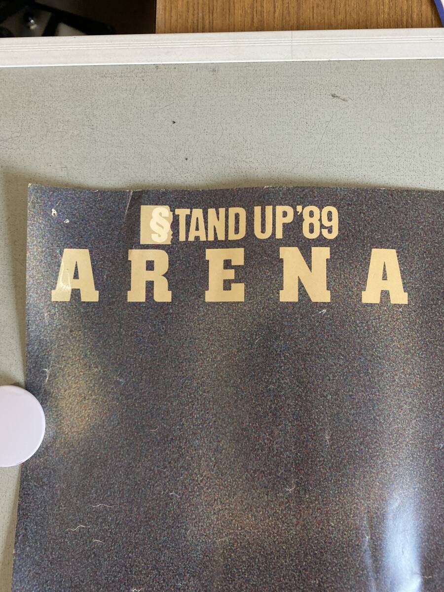 PP161 矢沢永吉 ポスター / STAND UP'89 ARENA/ A1サイズ E.YAZAWA