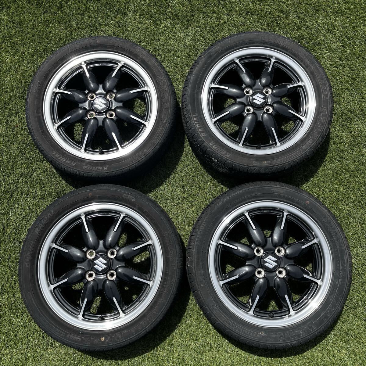 kei works 純正ホイール 15インチ4.5j +50 pcd1004穴 再度募集中 スズキ