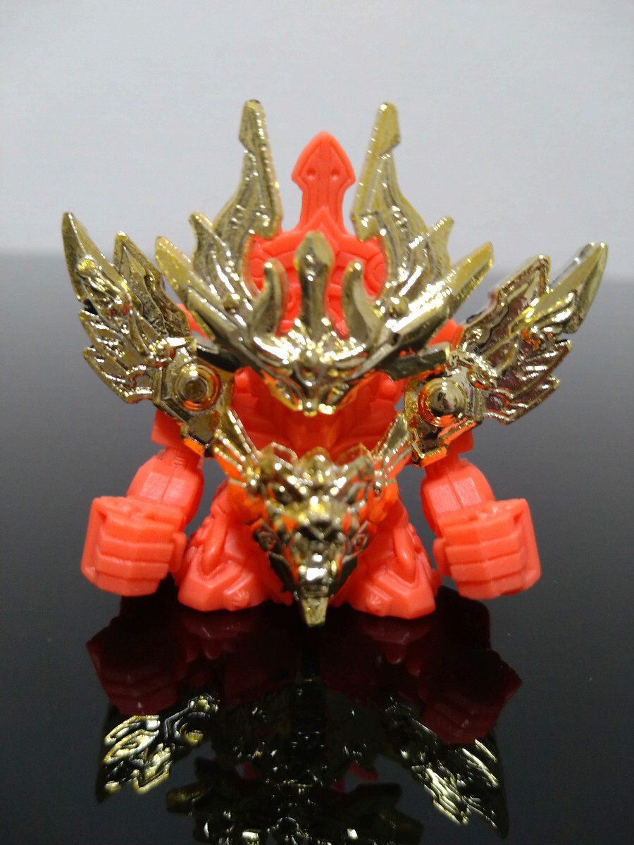 ガン消し ガンダム消しゴム SDガンダム SD-R 頑駄無轟炎王 赤 金メッキ