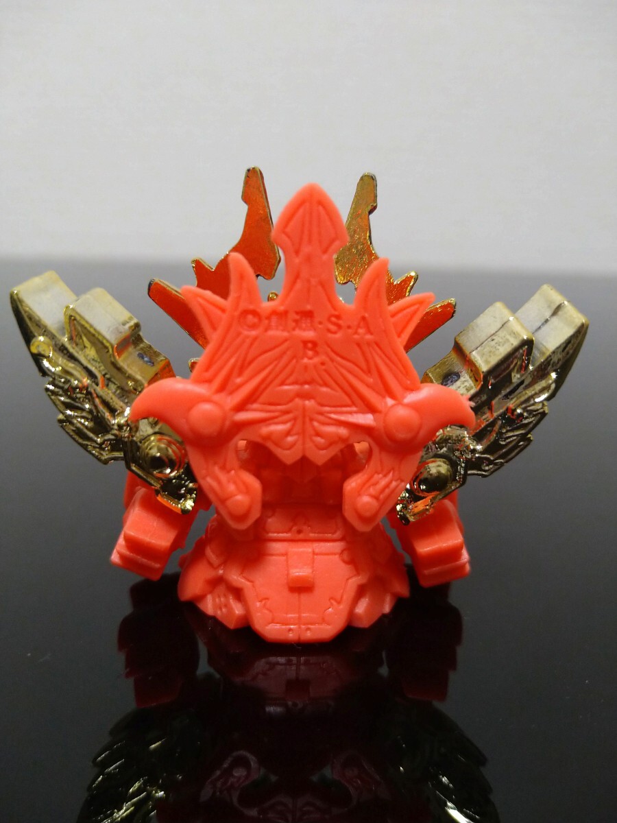ガン消し ガンダム消しゴム SDガンダム SD-R 頑駄無轟炎王 赤 金メッキ