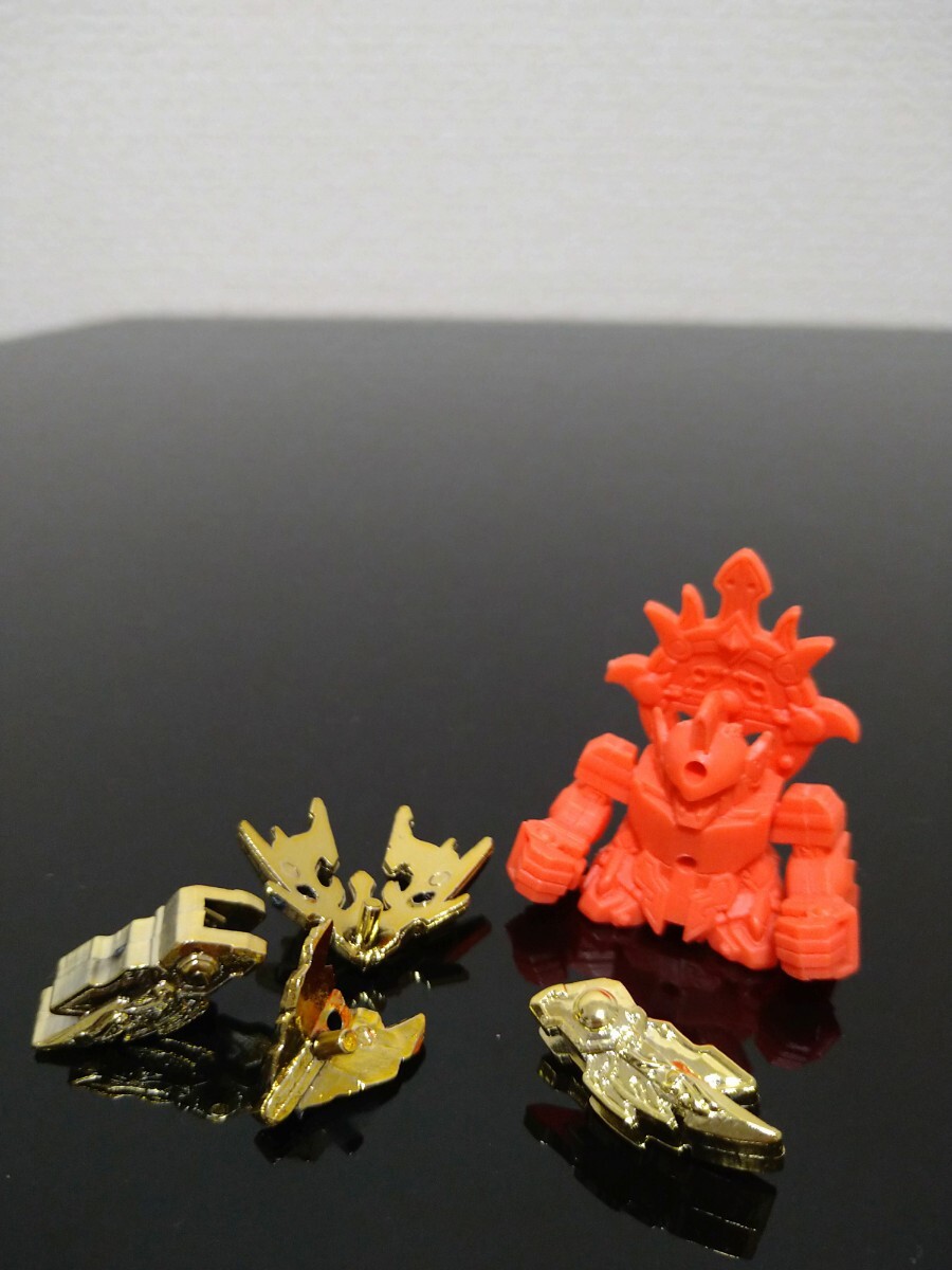 ガン消し ガンダム消しゴム SDガンダム SD-R 頑駄無轟炎王 赤 金メッキ