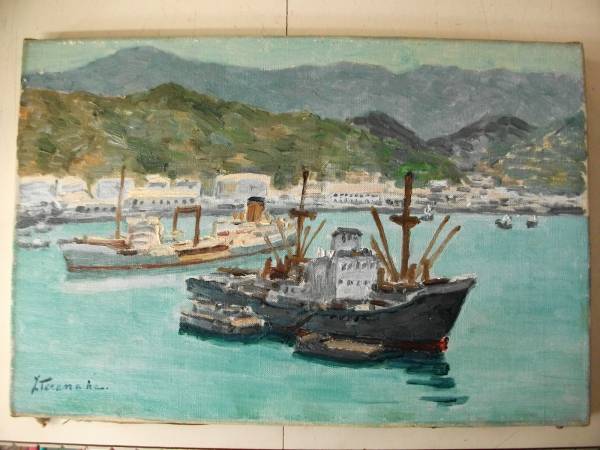 ☆絵画☆油絵☆寺中靖直☆下津丸善工場☆絵(自然、風景画)｜売買された