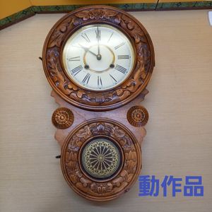ゼンマイ式柱時計の値段と価格推移は？｜13件の売買データからゼンマイ