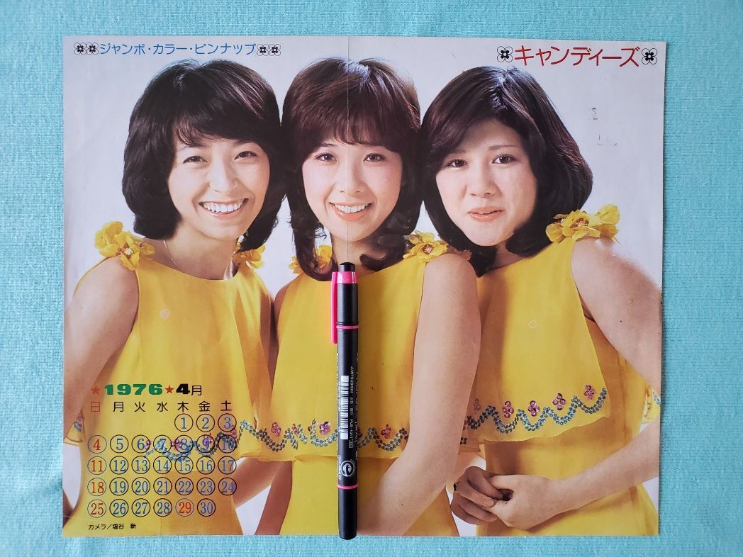 キャンディーズ 切り抜き 伊藤蘭 藤村美樹 田中好子 アイドル グラビア