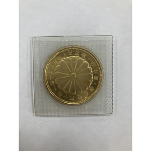 【中古】 金は天下の回りもの 天皇陛下御在位60年 純金(単品)の中古価格は384,307円｜記念硬貨の新品