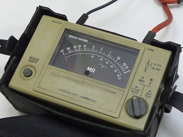 S600975☆YOKOGAWA/横河・2403・絶縁抵抗計・検/YEWテスター電工(電気