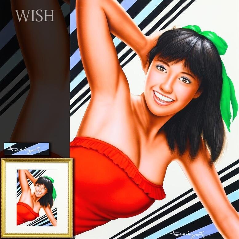 【原画】　塚本馨三　直筆サイン入り　イラスト　証明書あり　額装あり　美人画 塚本馨三の値段と価格推移は？｜1件の売買データから塚本馨三の価値が