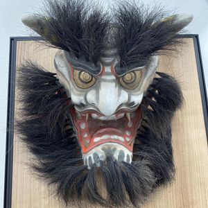 ◇九代目 石井宗暎作「神楽面 荒神」 石見大田の飾面 飾り 伝統工芸品