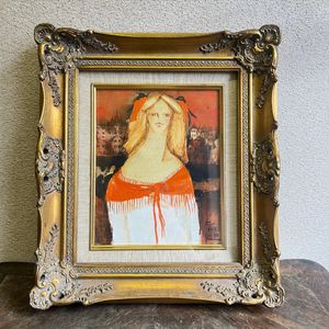 松任谷国子　猫と私　油絵　F4号 松任谷國子の値段と価格推移は？｜10件の売買データから松任谷國子の