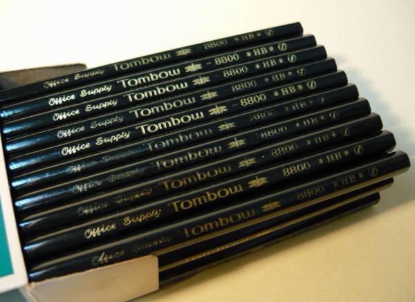 昭和40年代 トンボ鉛筆 8800 HB 業務用？50本入＊*昭和レトロ(筆記用具
