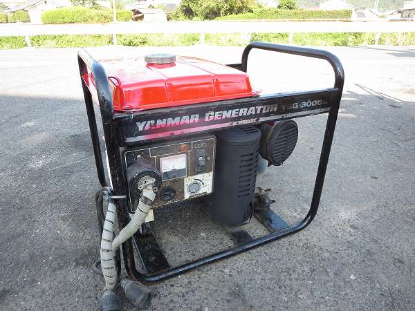 1円◇ヤンマー◇ガソリン発電機 YSG3000B◇ウェルダー 農機(発電機 