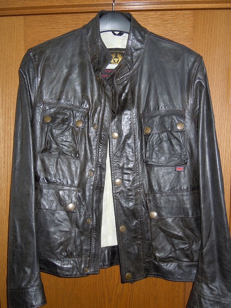 定価15万 ベルスタッフ ブラッド レザー ジャケット belstaff(ベル 