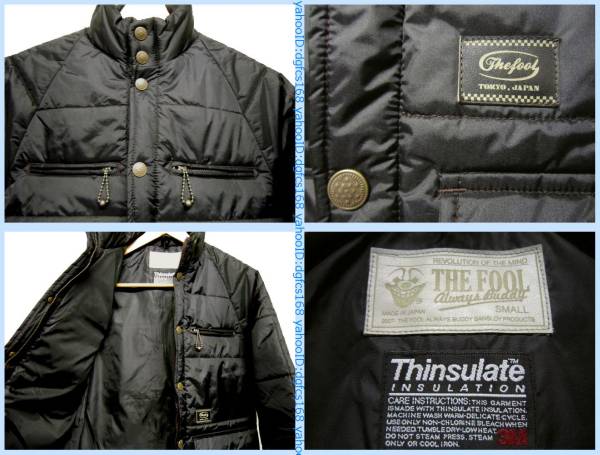 THE FOOLザ フール2013 INSIDE OUT A 中綿ジャケットM黒