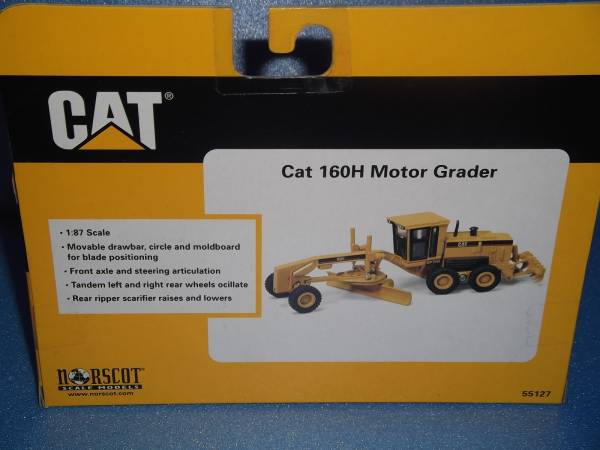 新品♪ノースコット ◇ CAT 160H モーターグレーダー