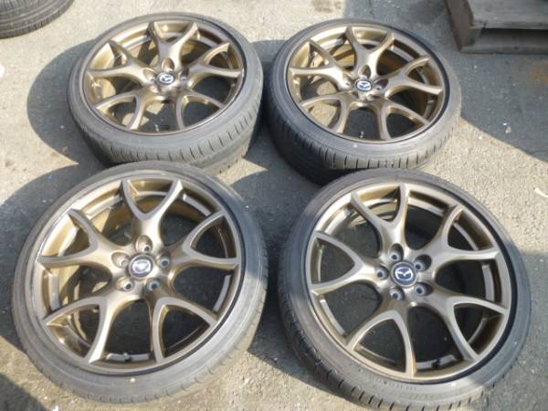 RX-8 スピリットR SE3P 純正 19インチ ブロンズ アルミ4本セット_1