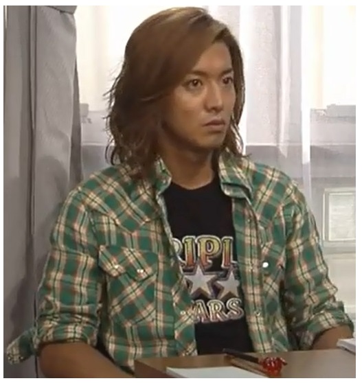 TMT 半袖 ダブルガーゼ チェック シャツ キムタク HERO