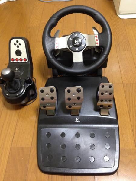 美品 Logitech G27 RacingWheel GT5 GT6 Forza 頭文字D ハンコン 