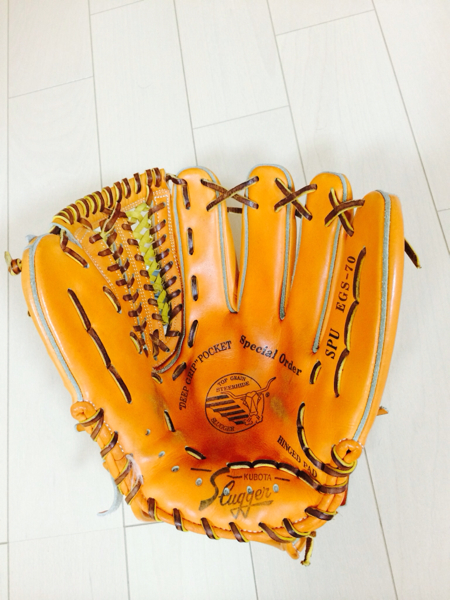 久保田スラッガー SPU EGS-70 江頭名人70歳記念特別仕様 硬式用 久保田スラッガー SPU EGS-70 硬式用 スペシャルオーダー(記念グローブ