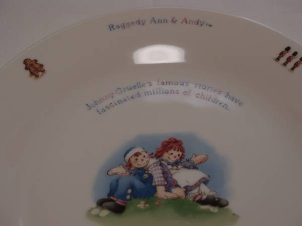 非売品!第一パン大皿 ラガディ・アン&アンディ/Raggedy Ann&Andy(単品