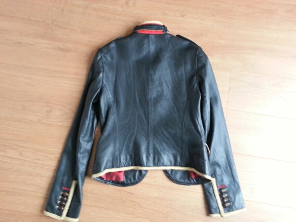美品10万希少ダブルスタンダードレザーナポレオンジャケットtoga