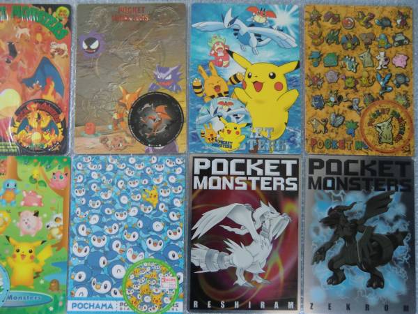 ポケモン 下敷き シール付き他 １２枚セット 初期下敷きあり ポケットモンスター 売買されたオークション情報 Yahooの商品情報をアーカイブ公開 オークファン Aucfan Com