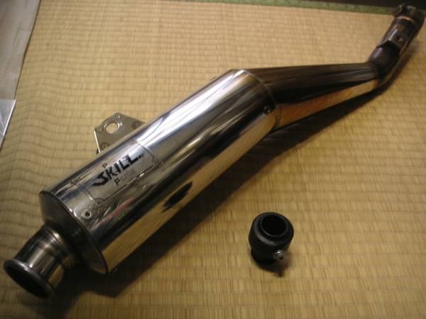 人気絶版 TT250R レイド プロスキルレーシングマフラー 消音器入 