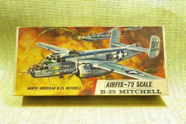 AIRFIX 1/72 B-25 MICHELL 40年前購入 Airfix Mitchell B-25C⁄D