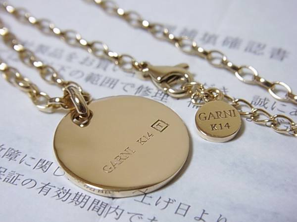 GARNI】ガルニK14コインネックレス/クロムハーツ22K dinh van 