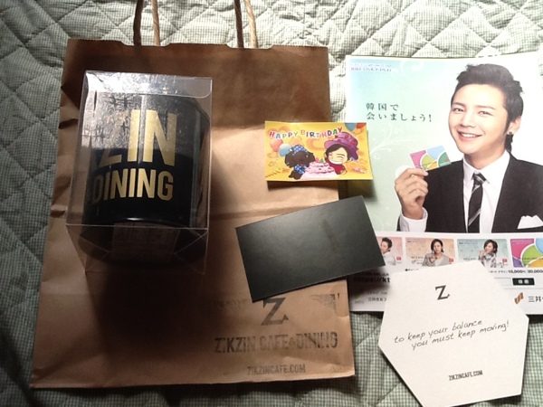 チャン・グンソク★ZIKZIN CAFE&DINING コーヒー&コースター他_1
