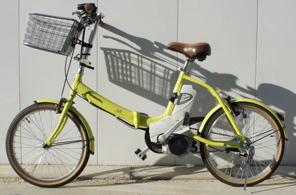 パナソニック リトル 黄緑色 （20インチ・折りたたみ自転車）(電動