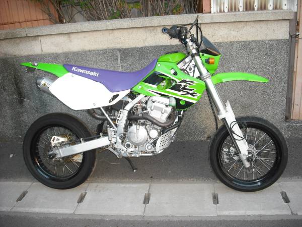 KLX250SR モタード仕様 【現状販売】 取引完了KLX250SR モタード仕様 実動 書類完備 (検索用CRF.CR.XR.DR