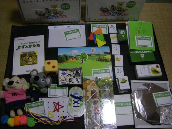 講談社すこやか教室 教材 のびのびコース☆4～5才☆1年分(知育玩具 