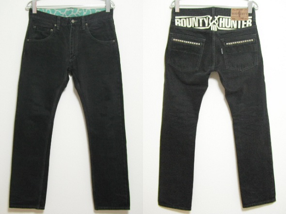 良品☆Mackdaddy×BOUNTYHUNTER デニムパンツ スタッズ ジーンズ BOUNTY 